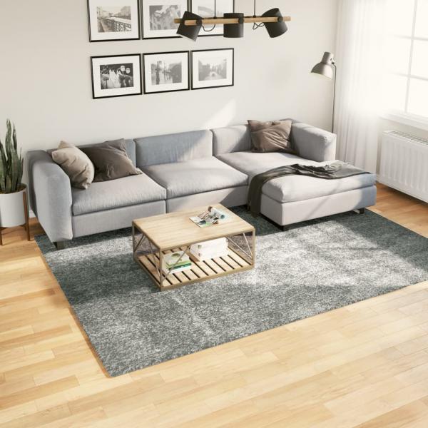 ARDEBO.de - Teppich Shaggy Hochflor Modern Grün 200x280 cm