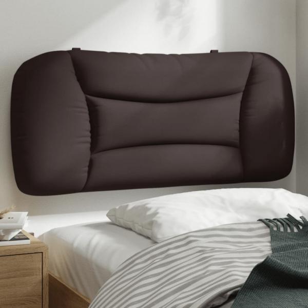ARDEBO.de - Kopfteil-Kissen Dunkelbraun 90 cm Stoff