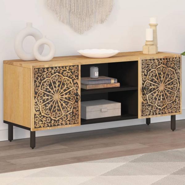 ARDEBO.de - TV-Schrank 105x33x46 cm Massivholz Mango