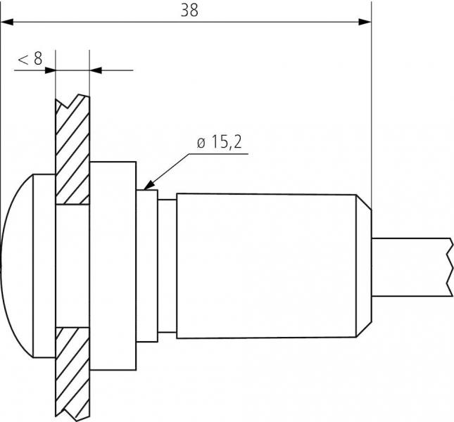 Theben Einbau-Lichtsensor, analog (9070011)