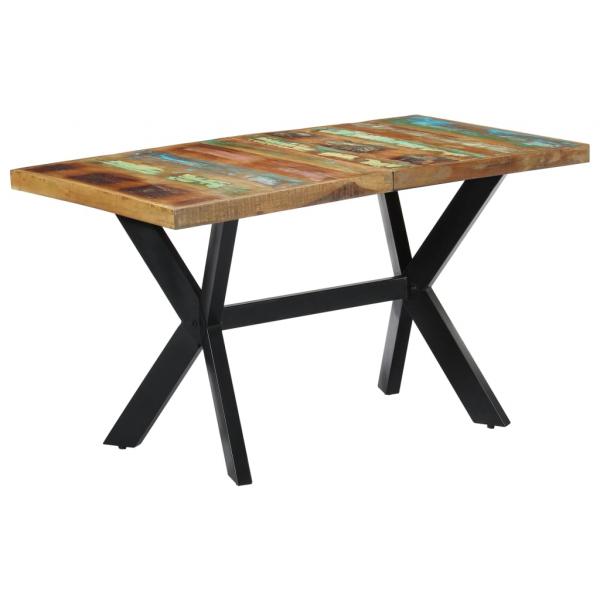 ARDEBO.de - Esstisch 140x70x75 cm Altholz Massiv