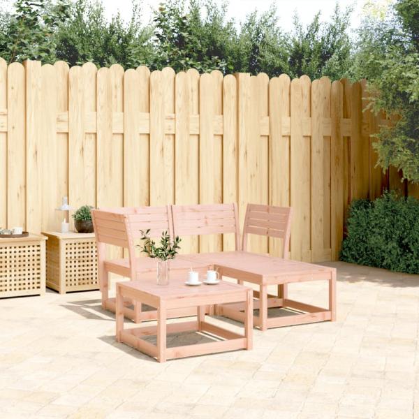 ARDEBO.de - 3-tlg. Garten-Sofagarnitur Massivholz Douglasie