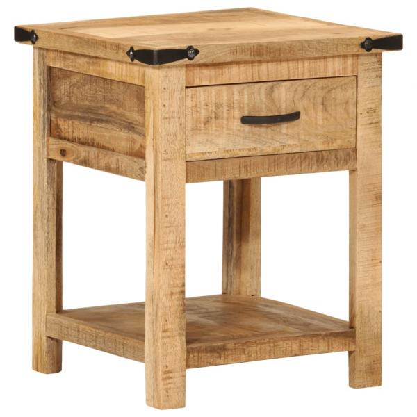 ARDEBO.de - Nachttisch 40x40x50 cm Massivholz Mango