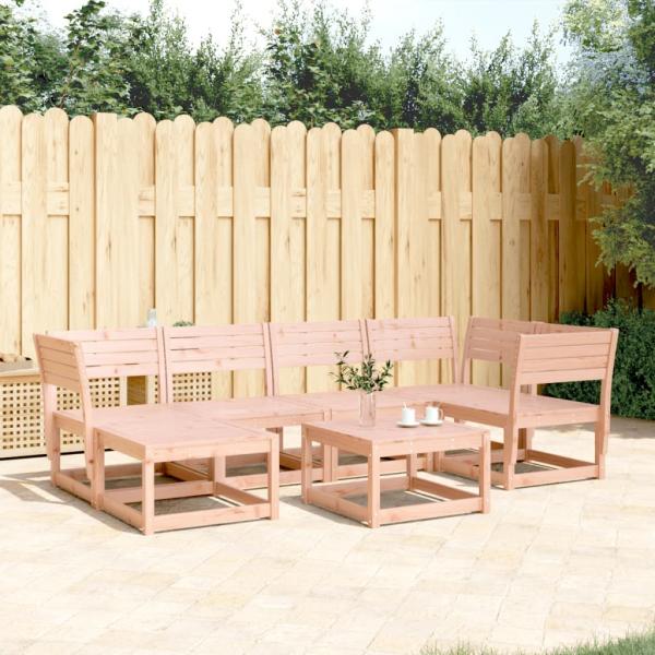 ARDEBO.de - 6-tlg. Garten-Sofagarnitur Massivholz Douglasie