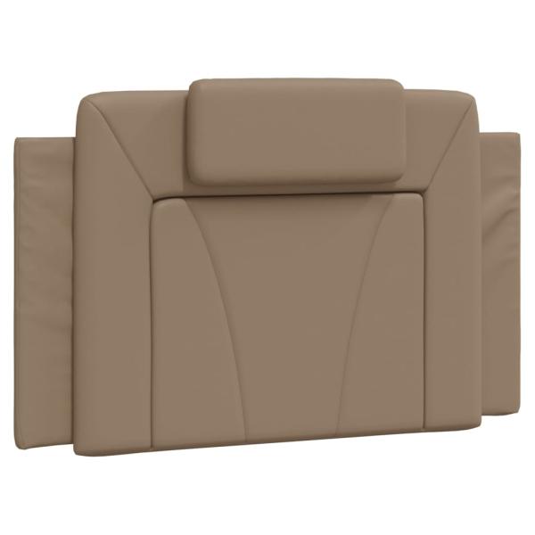 Bettgestell mit Kopfteil Cappuccino-Braun 80x200 cm Kunstleder
