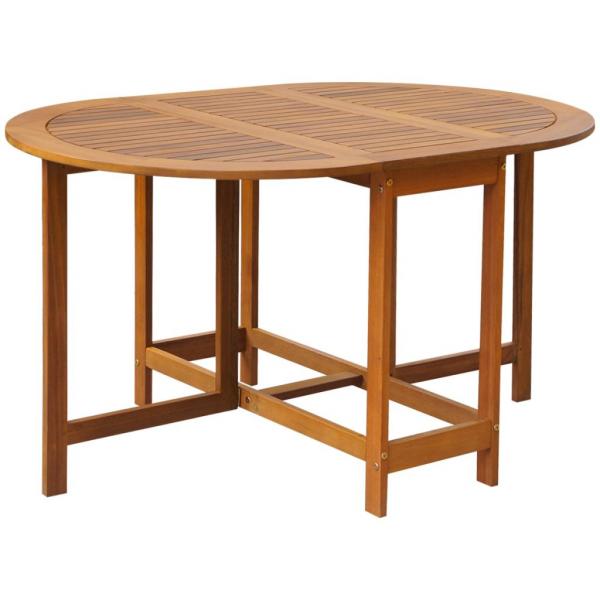 ARDEBO.de - Gartentisch 130x90x72 cm Massivholz Akazie