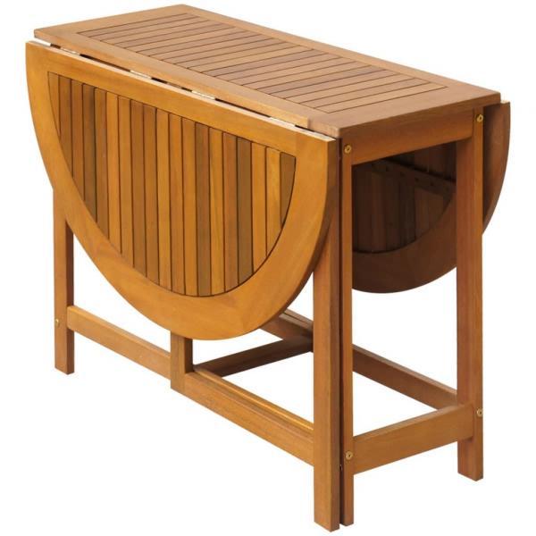 Gartentisch 130x90x72 cm Massivholz Akazie