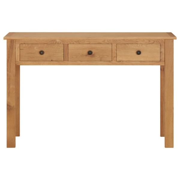 Schminktisch 110x40x75 cm Massivholz Eiche