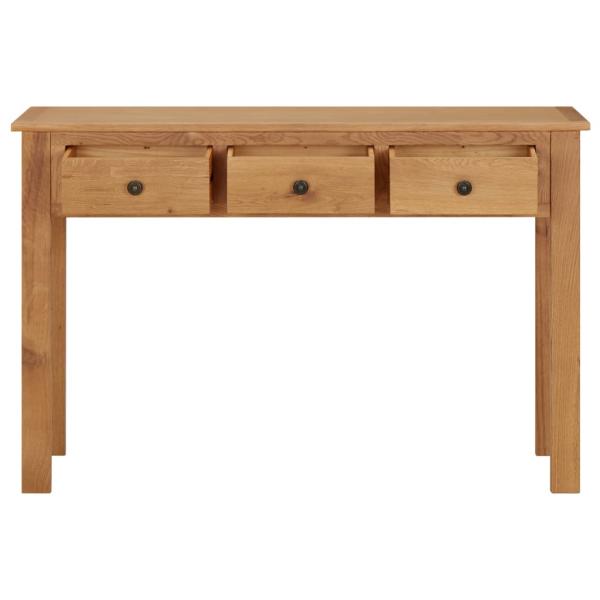 Schminktisch 110x40x75 cm Massivholz Eiche