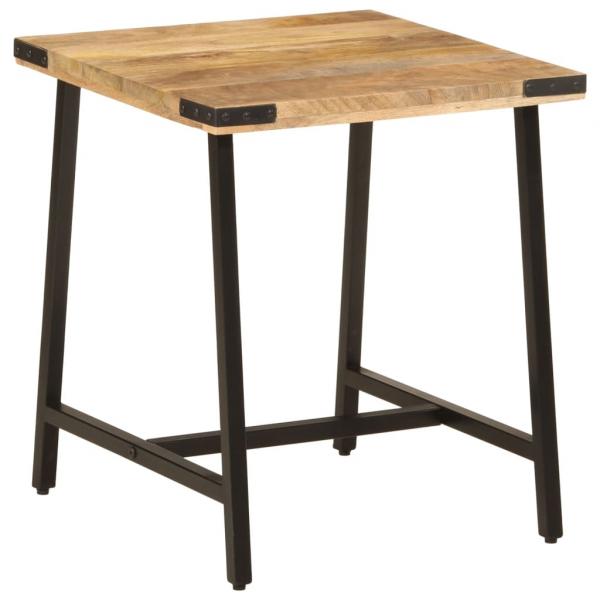 ARDEBO.de - Beistelltisch 45x45x50 cm Massivholz Mango und Eisen