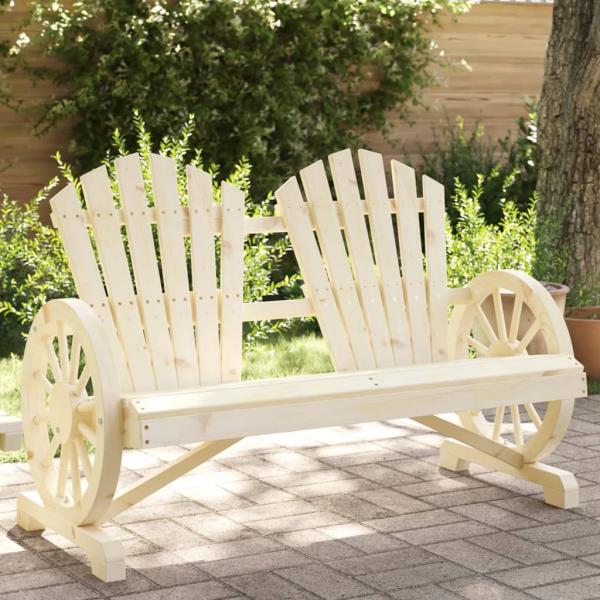 ARDEBO.de - Adirondack-Gartenstuhl 2-Sitzer Massivholz Tanne