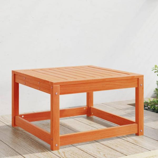 ARDEBO.de - Gartenhocker Wachsbraun Massivholz Kiefer