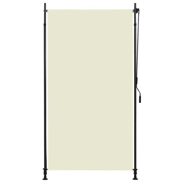 Außenrollo 120 x 270 cm Creme