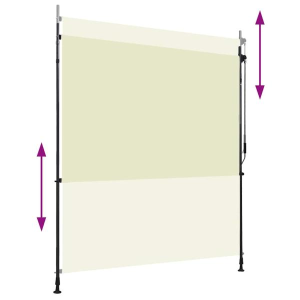 Außenrollo 200 x 270 cm Creme
