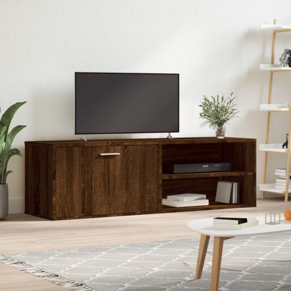 ARDEBO.de - TV-Schrank Braun Eichen-Optik 120x34x37 cm Holzwerkstoff