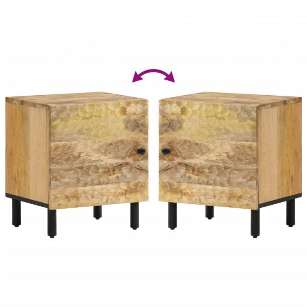 Nachttisch 40x33x46 cm Massivholz Mango