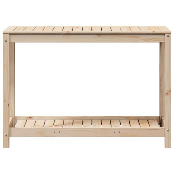 Pflanztisch mit Ablage 108x50x75 cm Massivholz Kiefer