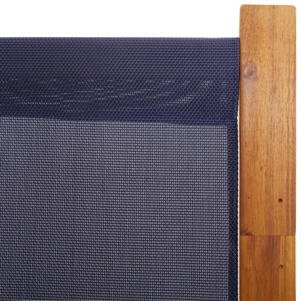 6-tlg. Paravent Dunkelblau 420x180 cm