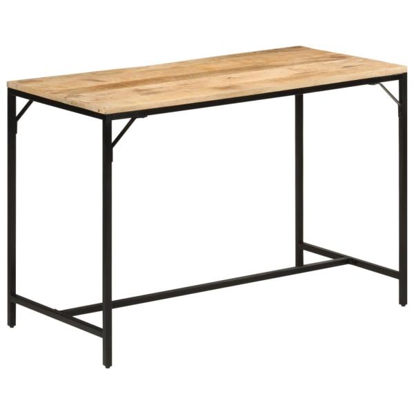 ARDEBO.de - Esstisch 110x55x75 cm Raues Massivholz Mango und Eisen