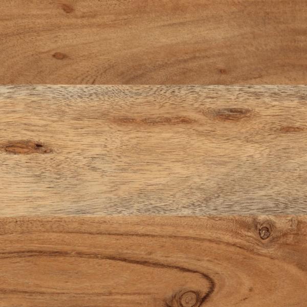 Truhe 60x30x30 cm Massivholz Akazie und Eisen