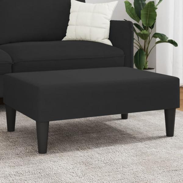 ARDEBO.de - Fußhocker Schwarz 77x55x31 cm Samt