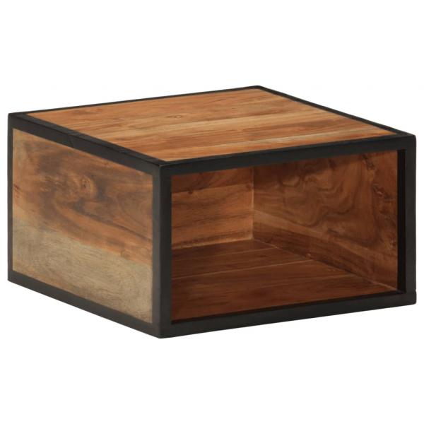 ARDEBO.de - Wand-Nachttisch 35x35x20 cm Massivholz Akazie
