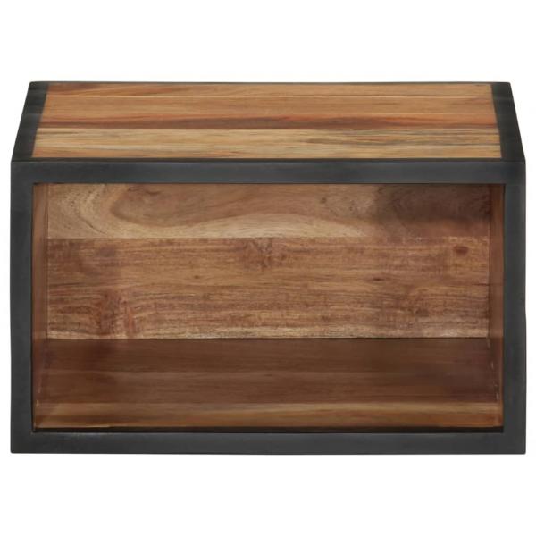Wand-Nachttisch 35x35x20 cm Massivholz Akazie