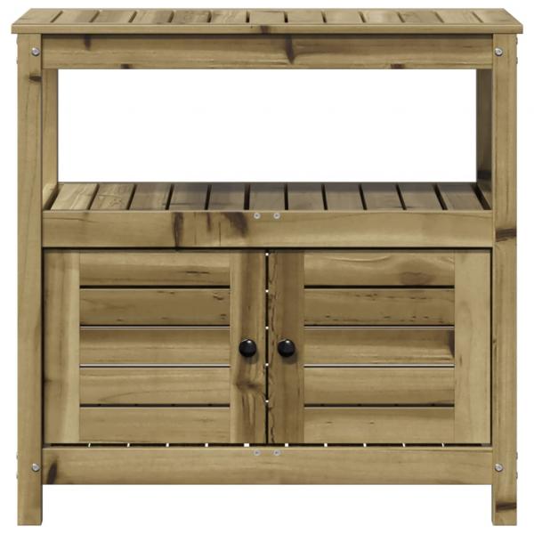 Pflanztisch Ablagen 82,5x45x81 cm Imprägniertes Kiefernholz