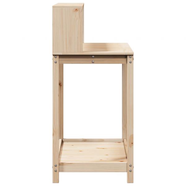 Pflanztisch mit Ablagen 108x50x109,5 cm Massivholz Kiefer