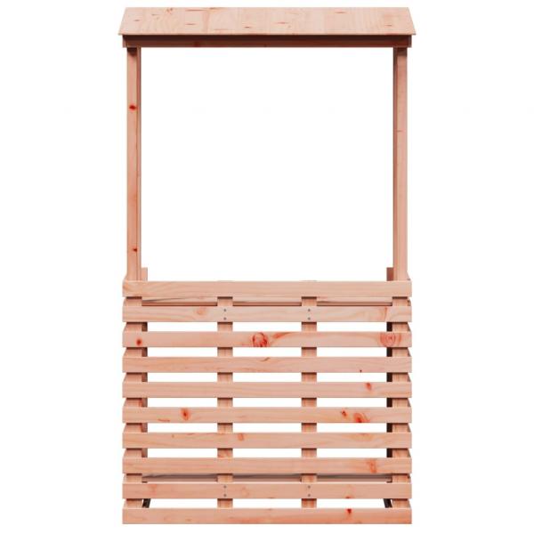 Gartenbar mit Dach 112,5x57x195,5 cm Massivholz Kiefer