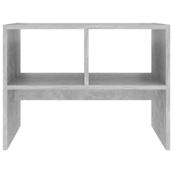 ARDEBO.de - Beistelltisch Betongrau 60x40x45 cm Holzwerkstoff