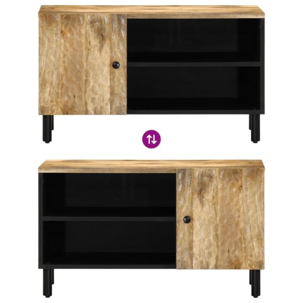 TV-Schrank 80x31x46 cm Massivholz Mango