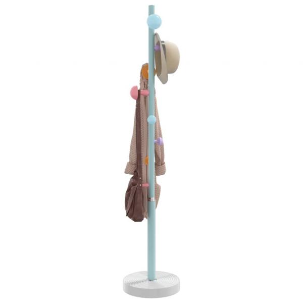 ARDEBO.de - Garderobenständer Blau 172 cm Pulverbeschichtetes Eisen