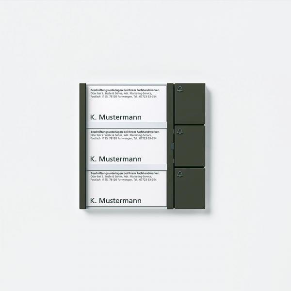 ARDEBO.de Siedle TM 611-03 GM Tasten-Modul, graphitbraun-metallic (200022031-00)