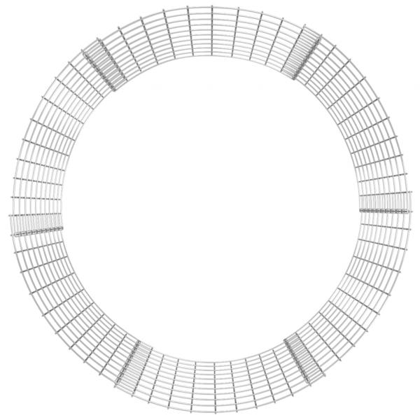 Gabionen-Säule Rund Verzinkter Stahl Ø100x100 cm