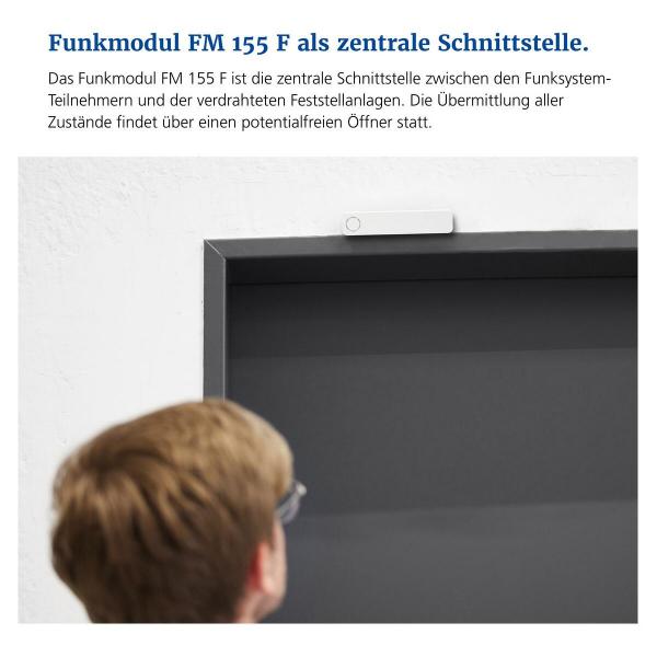 Hekatron ORS Funkset 155 Funkauchschalter Set, d=80mm, weiß (31-4100025-01-01)