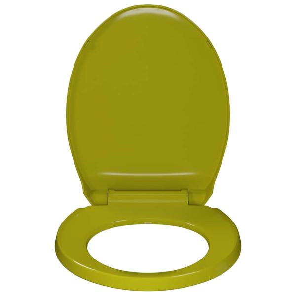 Toilettensitz mit Absenkautomatik Grün Oval