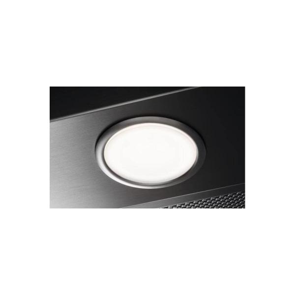 AEG DBE5660HB EEK: A Wandhaube, 60 cm breit, 505 m³/h, 3 Leistungsstufen + 1 Intensivstufe, Hob²Hood-Funktion, TouchControl, Edelstahl/schwarz