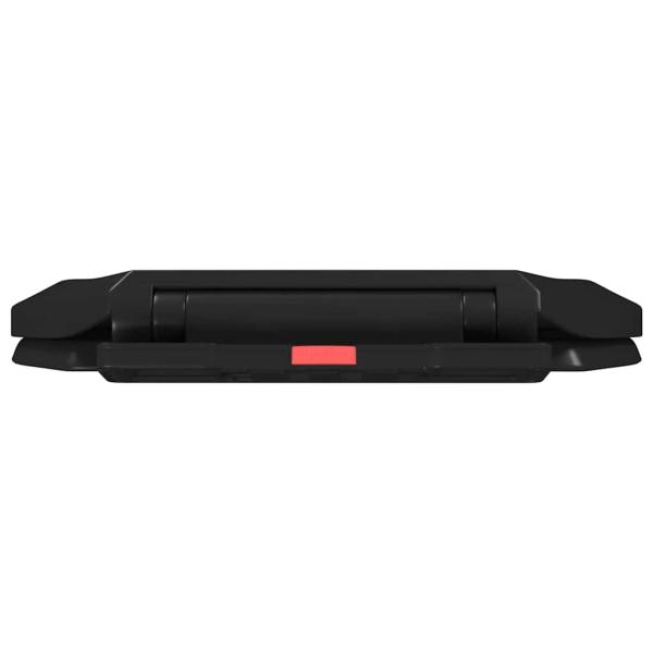 Toilettensitz mit Absenkautomatik und Quick-Release Schwarz