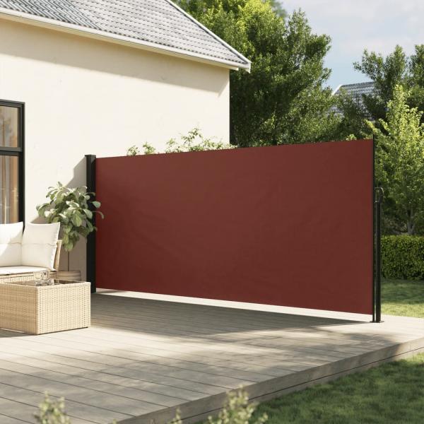 ARDEBO.de - Seitenmarkise Ausziehbar Braun 160x500 cm