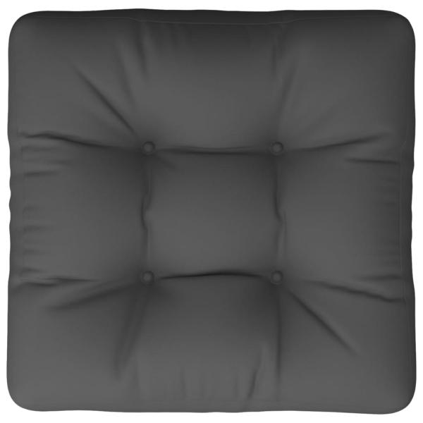 Palettenkissen 50x50x12 cm Grau Stoff