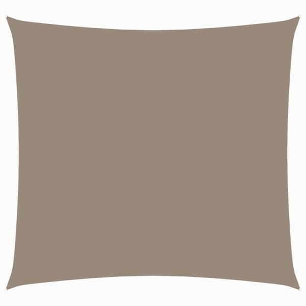 Sonnensegel Oxford-Gewebe Quadratisch 5x5 m Taupe