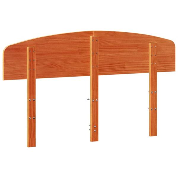 Kopfteil Wachsbraun 150 cm Massivholz Kiefer