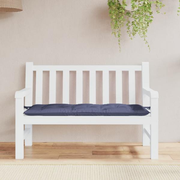 ARDEBO.de - Gartenbank-Auflage Marineblau 120x50x7 cm Oxford-Gewebe