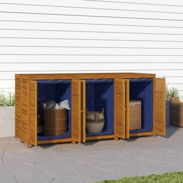 ARDEBO.de - Gartenbox 210x87x104 cm Massivholz Akazie