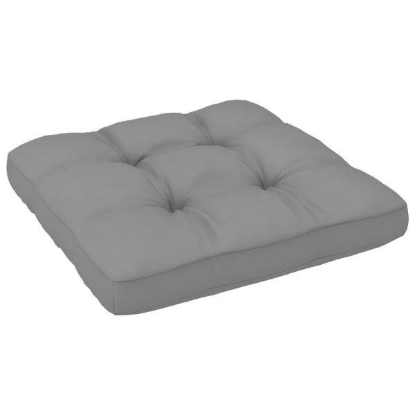 ARDEBO.de - Palettenkissen Grau 60x60x12 cm Stoff