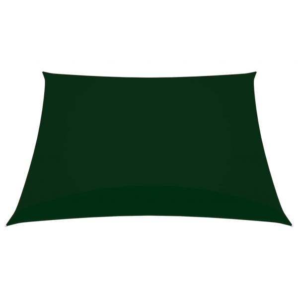 Sonnensegel Oxford-Gewebe Quadratisch 3,6x3,6 m Dunkelgrün