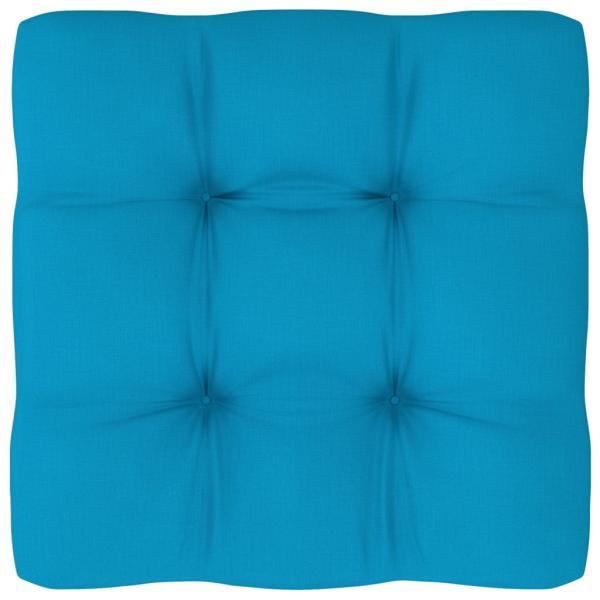Palettenkissen Blau 60x60x12 cm Stoff