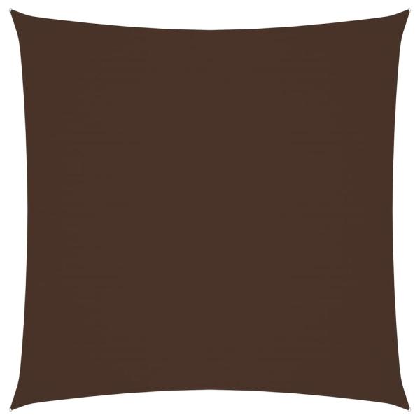 Sonnensegel Oxford-Gewebe Quadratisch 2,5x2,5 m Braun
