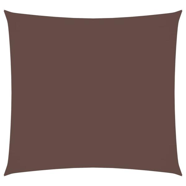 Sonnensegel Oxford-Gewebe Quadratisch 2,5x2,5 m Braun